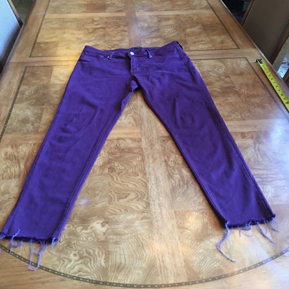JUST BLACK Purple Skinny Denim